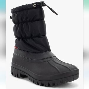 Chooka Women's Nylon Mid-Calf Winter Snow Boot Size 8 Faux Fur New In Box